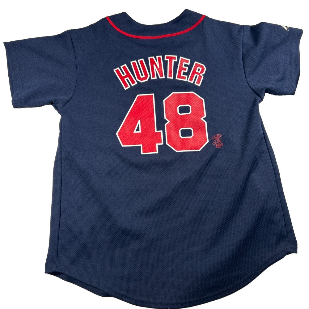 Torii Hunter 48 Minnesota Twins Baseball Jersey VTG Majestic Size Large